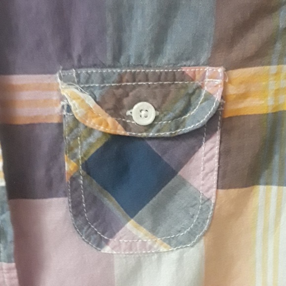 American Eagle XS Plaid button down 100% c… - Picture 4 of 8